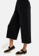 Lexus Black Pull On Wide Leg Culotte Trouser Supply