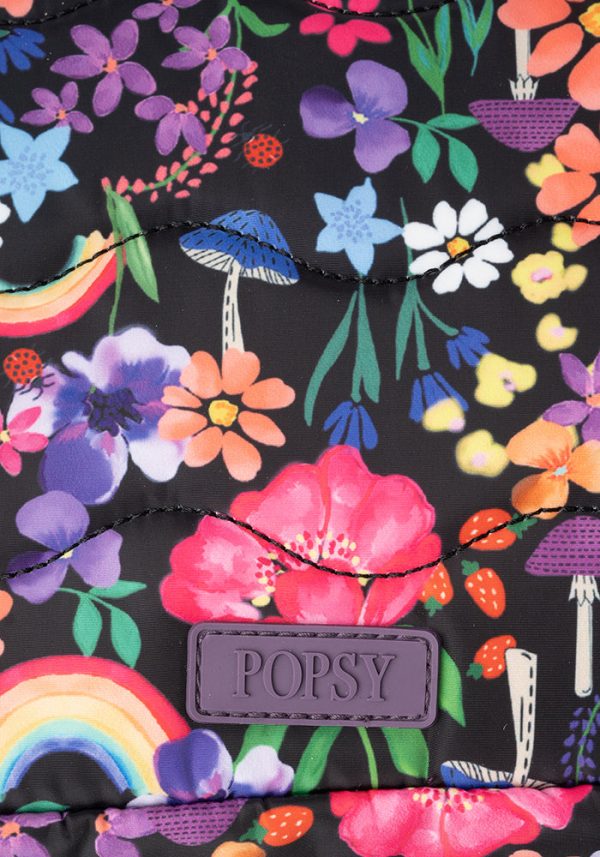 Rainbow Floral Print Popsy Multi Use Bag For Cheap