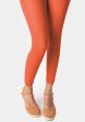 Premium 50 Denier Footless Tights Pumpkin Online