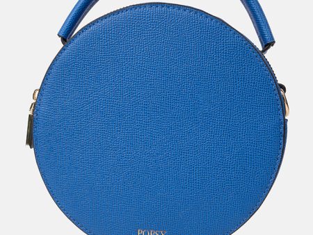 Round Blue Premium Cross Body Bag For Cheap