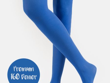 Premium 160 Denier Tights Limoges Blue Supply