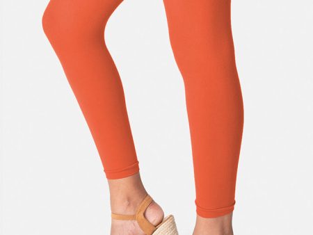 Premium 50 Denier Footless Tights Pumpkin Online