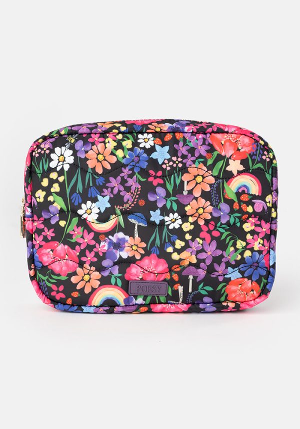 Rainbow Floral Print Popsy Multi Use Bag For Cheap