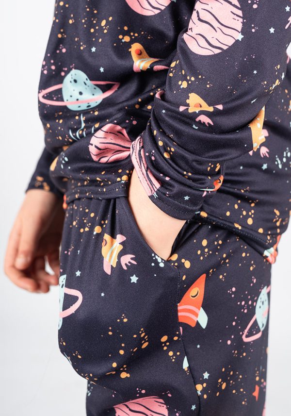 Children s Space Print Pyjama Set (Astro) Hot on Sale