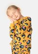 Children s Mustard Animal Print Cotton Pyjama Set on Sale