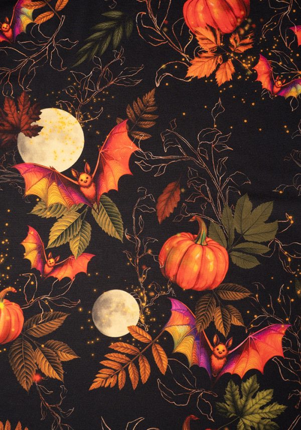 Children s Pumpkins & Bat Print T-Shirt (Bram) Cheap