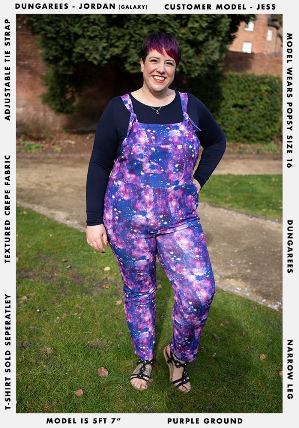 Jordan Galaxy Print Dungaree Hot on Sale