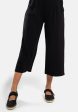 Lexus Black Pull On Wide Leg Culotte Trouser Supply