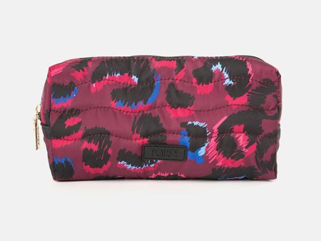 Purple Animal Print Popsy Pencil Case Hot on Sale