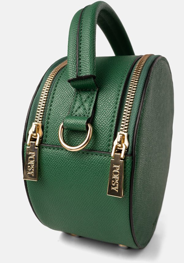 Round Green Premium Cross Body Bag Discount