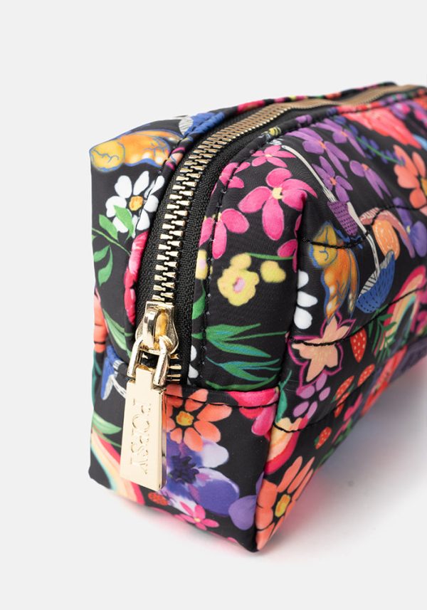 Rainbow Floral Print Popsy Pencil Case Online