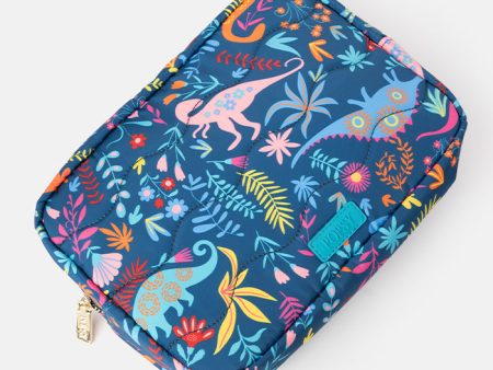 Teal Dinosaur Print Popsy Multi Use Bag on Sale