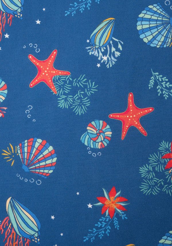 Atlanta Starfish & Shells Print Dress Online Hot Sale