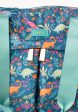 Teal Dinosaur Print Holdall on Sale