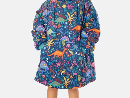 Popsy Pop-On Children s Oversize Dinosaur Print Hoodie Hot on Sale