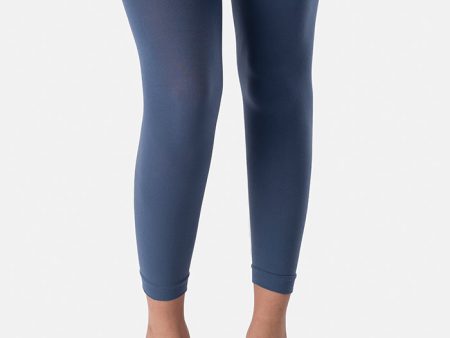 Premium 50 Denier Footless Tights Midnight Blue Online Sale