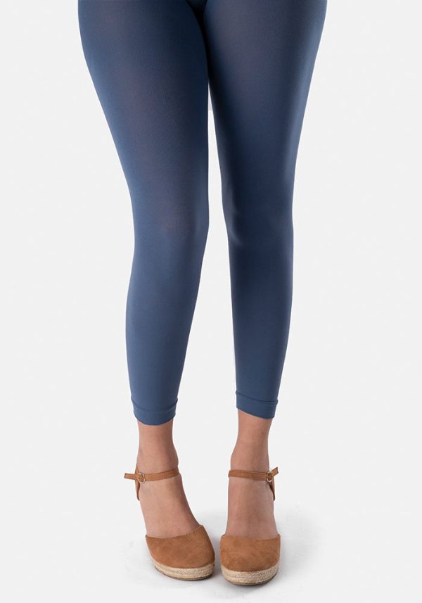 Premium 50 Denier Footless Tights Midnight Blue Online Sale