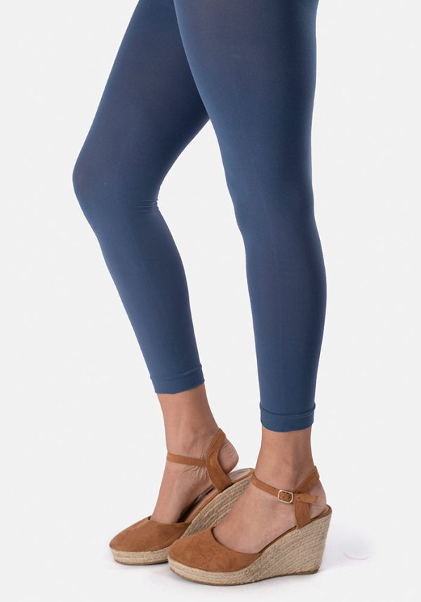 Premium 50 Denier Footless Tights Midnight Blue Online Sale