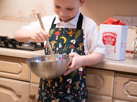 Children s Woodland Mushroom Print Popsy Apron For Sale