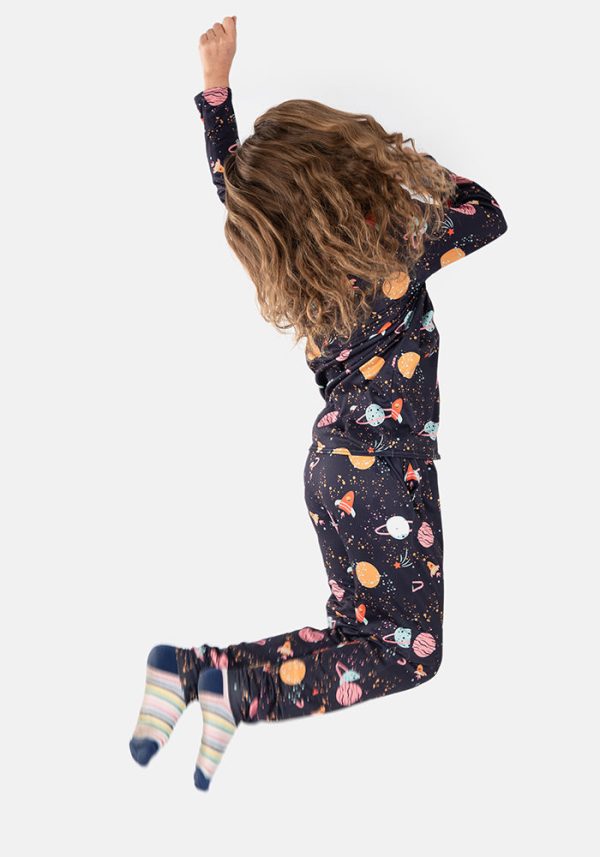 Children s Space Print Pyjama Set (Astro) Hot on Sale