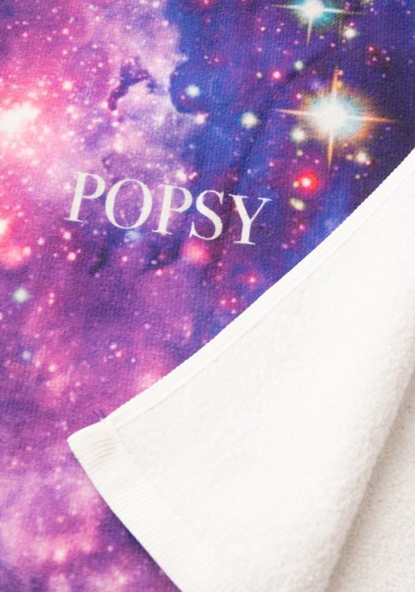 Large Galaxy Print Towel Cheap