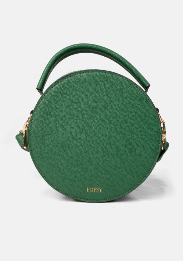 Round Green Premium Cross Body Bag Discount