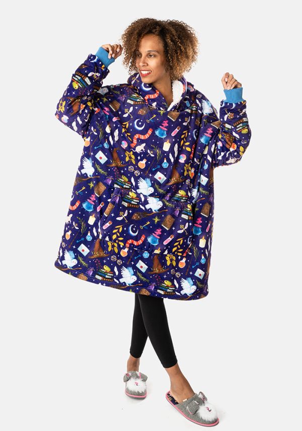 Popsy Pop-On Oversize Wizard Print Hoodie Online