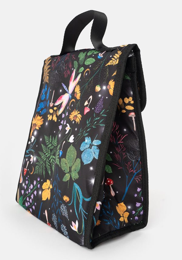 Midnight Moth Print Popsy Lunch Bag Discount