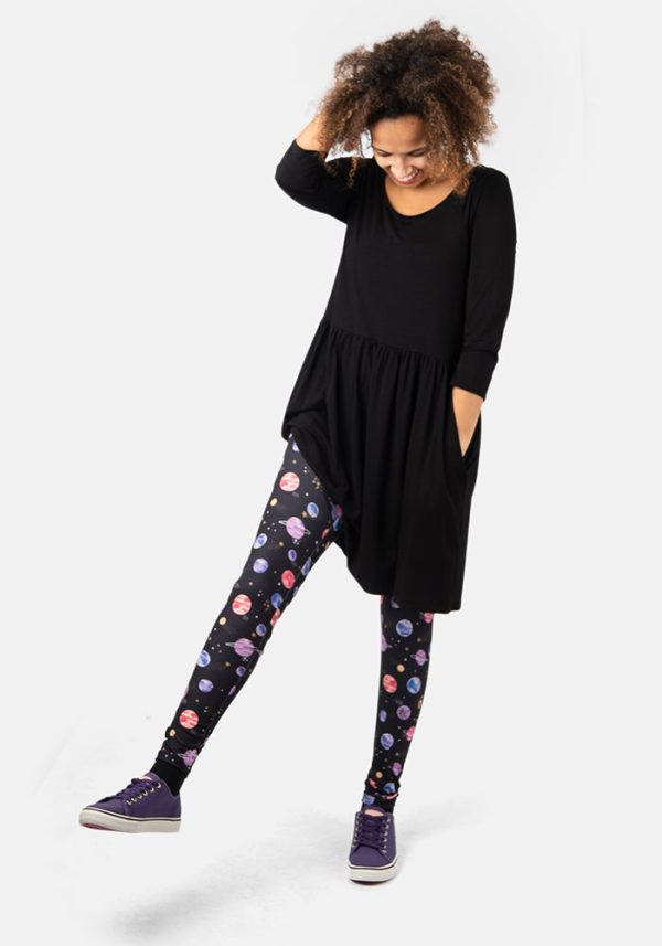 Rene Planets Print Popsy Leggings Online Hot Sale