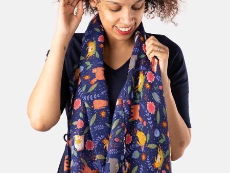 Cat Print Scarf For Sale