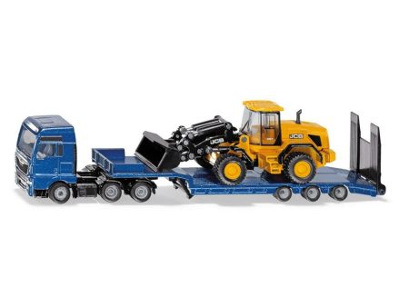 187 MAN TGX XXL Truck with  Low Loader and JCB Wheel Loader Hot on Sale