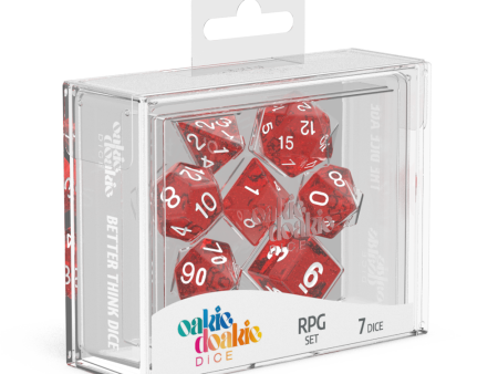 Speckled Red RPG 7Dice Set Online Sale