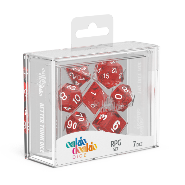 Speckled Red RPG 7Dice Set Online Sale