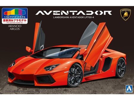 1 24 LAMBORGHINI AVENTADOR LP7004 ORANGE PEARL on Sale