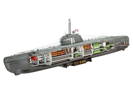 1 144 German Submarine Type XXI with Interior Sale