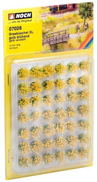 Grass Tufts  XL Blooming Yellow Flock Online Sale