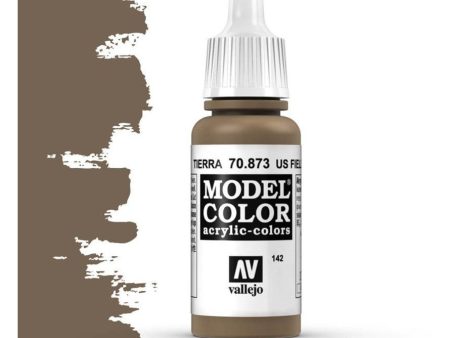 Model Colour #142  US Field Drab 18ml Matt Acrylic Paint on Sale