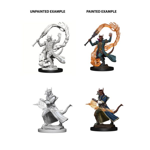 D&D Nolzurs Marvelous Unpainted Miniatures: Tiefling Male Sorcerer For Cheap