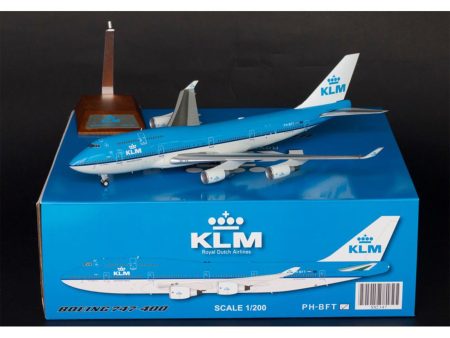 1 200 B747400 KLM PHBFT w Stand Supply