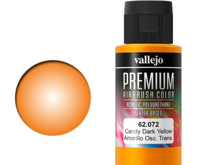 62072 Premium Colour Candy Dark Yellow 60 ml Acrylic Airbrush Paint Fashion