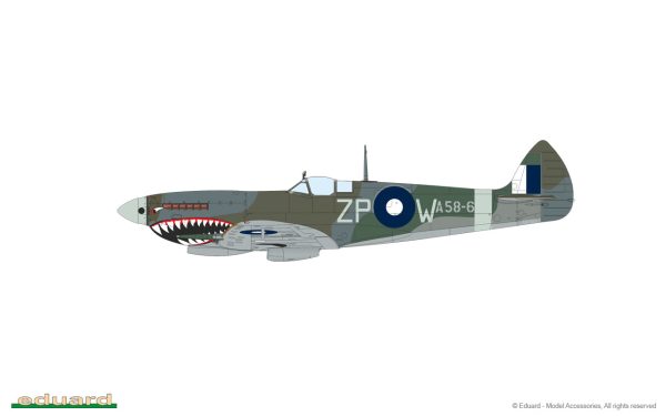 Eduard 1 72 Spitfire Mk.VIII Plastic Model Kit [7462] For Sale