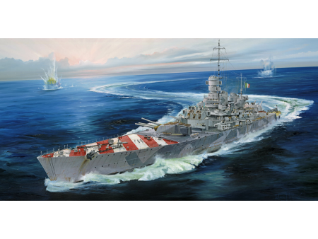 05777 1 700 Italian Navy Battleship RN Roma 1943 Plastic Model Kit For Cheap