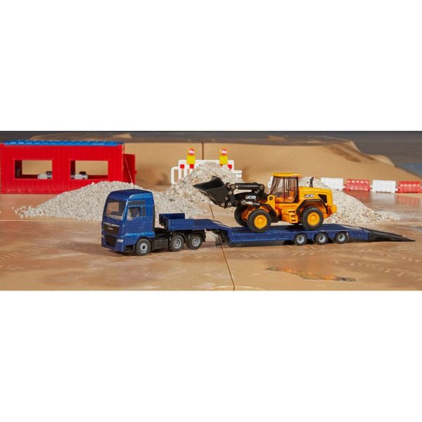 187 MAN TGX XXL Truck with  Low Loader and JCB Wheel Loader Hot on Sale