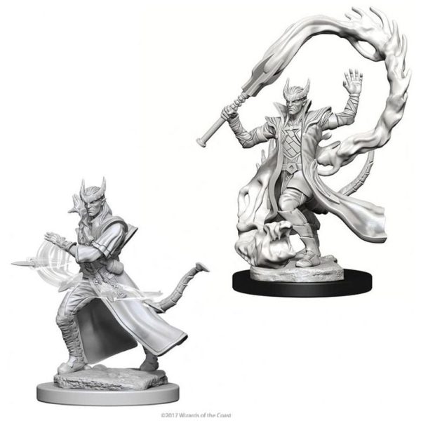 D&D Nolzurs Marvelous Unpainted Miniatures: Tiefling Male Sorcerer For Cheap