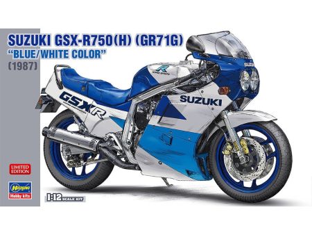 1 12 Suzuki GSXR750 (H) (GR71G) Blue White Color Online now