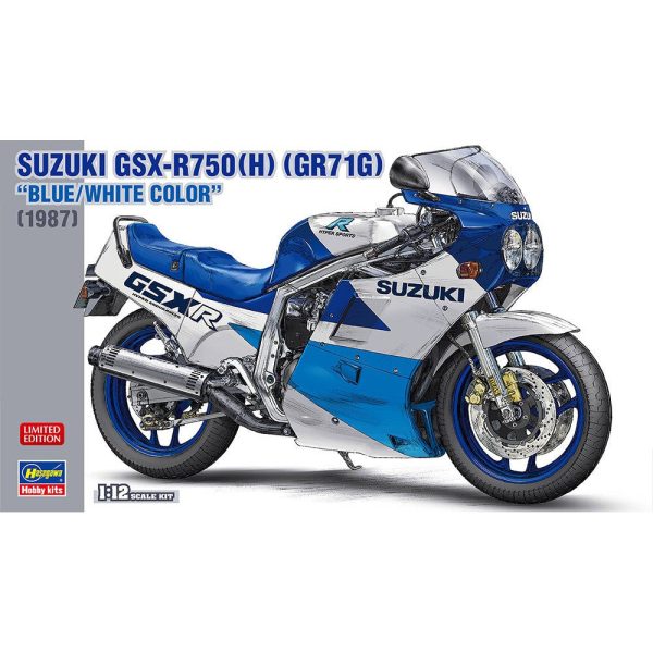 1 12 Suzuki GSXR750 (H) (GR71G) Blue White Color Online now