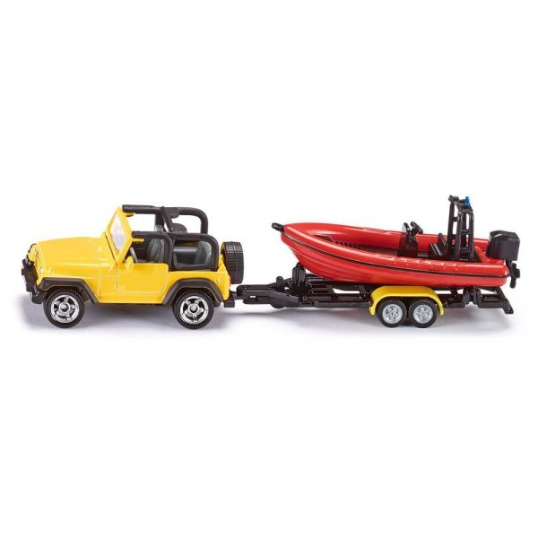 Jeep with Boat Online now