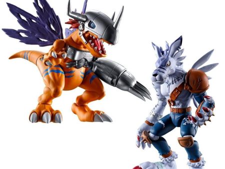 SHODO DIGIMON METALGREYMON & WARGARURUMON W O GUM For Sale