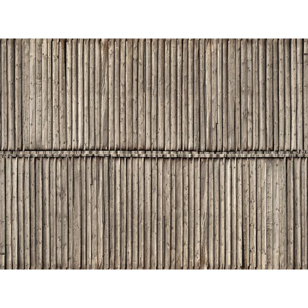 HO 3D Cardboard Sheet   Timber Wall Hot on Sale