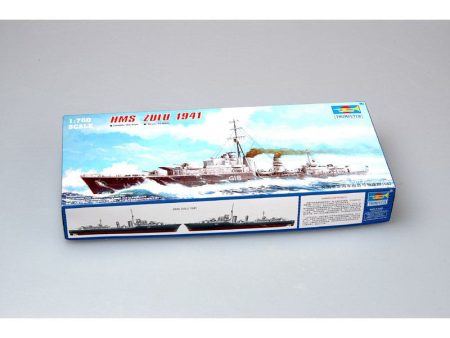 05758 1 700 TribalClass Destroyer HMS Zulu F181941 Plastic Model Kit Fashion